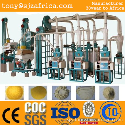 Maize Milling Plant Zambia, Tanzania Maize/Corn Milling Machine